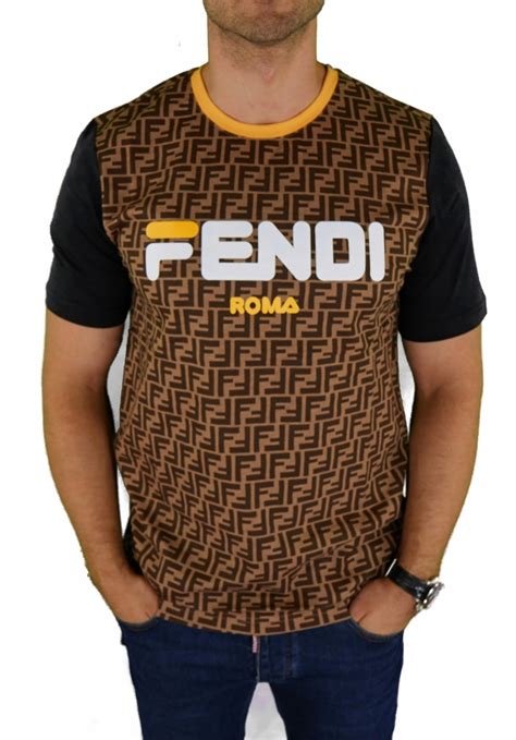 fendi koszulka męska|fendi t shirts.